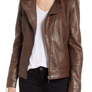 Bernardo Leather Moto Jacket